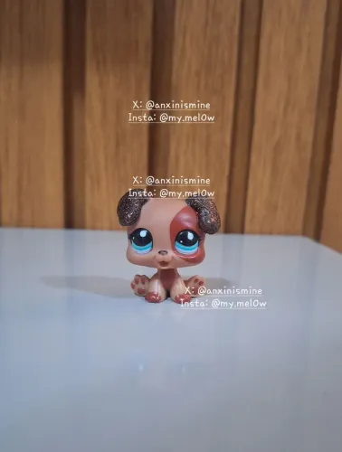 Littlest Pet Shop Original Cachorro Filhote com Glitter #2231 Edição Especial Brilhante