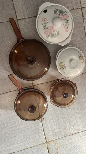 Combo Vision e duas sopeiras porcelana raridade