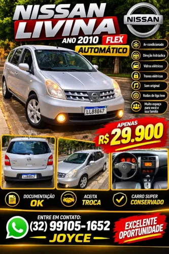 Nissan Livina SL 1.8 16V Flex Fuel Aut. 2010