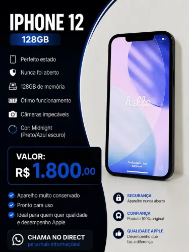 iPhone 12 perfeito