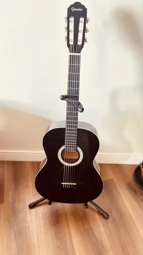Violão Giannini Start N-14 BK Preto com Suporte de Chão