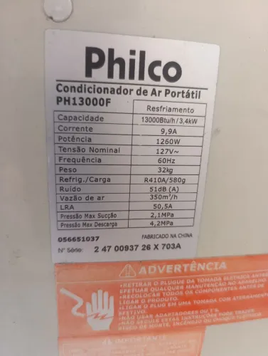 Ar condicionado portátil 13000btu