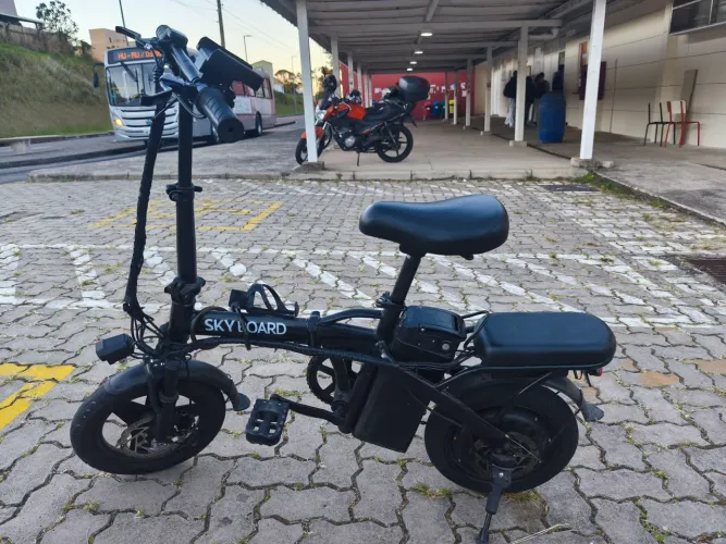 Bicicleta Elétrica Dobrável Skybord