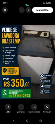 Máquina brastemp
