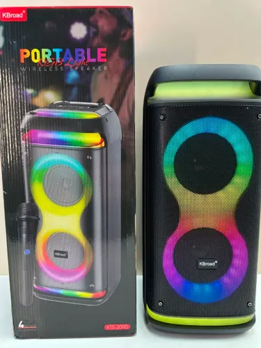 Caixa de Som Amplificada Portátil Bluetooth Pen-drive Rádio Sd Aux 