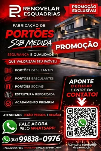 Portões em promoção