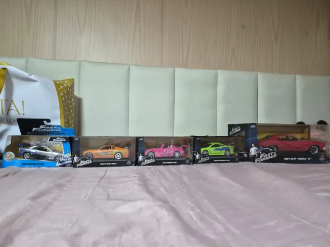 Miniaturas velozes e furiosos
