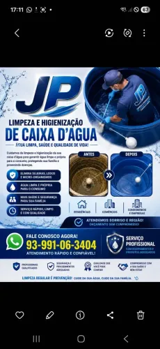 Limpeza e Higienização de Caixa d'Água em Sorriso-MT
