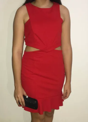 Vestido de festa vermelho