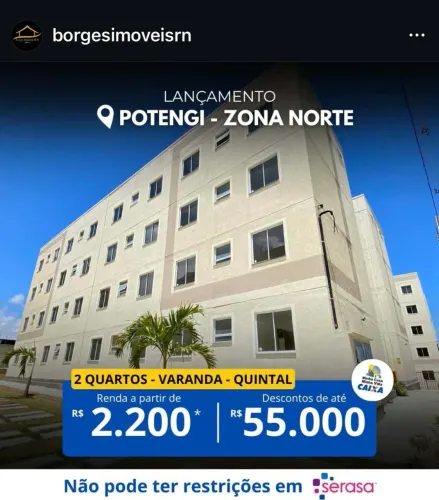 lançamento apto de 2/4 na rua da kaká escape na Zona Norte