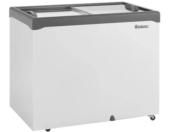 Freezer | Refrigerador Dupla Ação horiz. - Vidros Deslizantes - 307 litros
