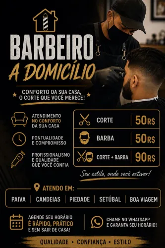 BARBEIRO A DOMICILIO ?
