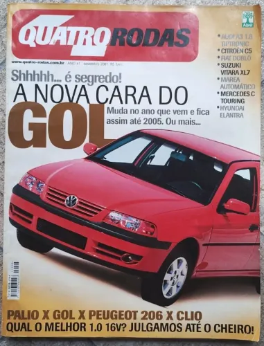 Revista Quatro Rodas - Lançamento Gol 2002