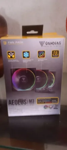 Kit Fans Gamdias 120mm