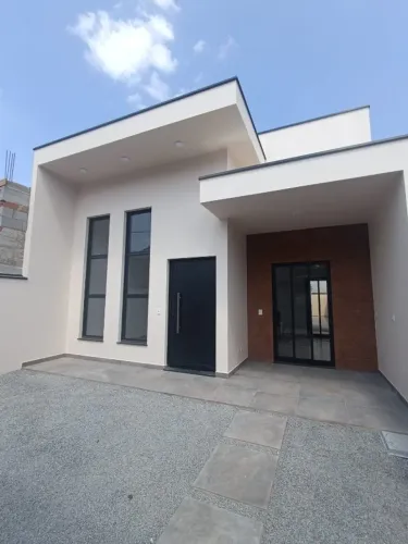 Casa Nova 111m² const. | 3 Quartos (1 Suíte) | 2 Vagas | Araçariguama Jardim Bela Vista