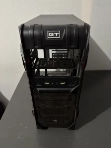 GABINETE AEROCOOL GT BLACK EDITION - TELA DE VENTILAÇÃO LATERAL E FRONTAL - EN52209