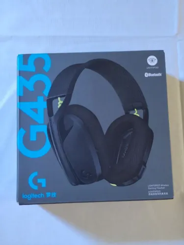 Headset Gamer Sem Fio Logitech G435 Lightspeed Preto - (NOVO)