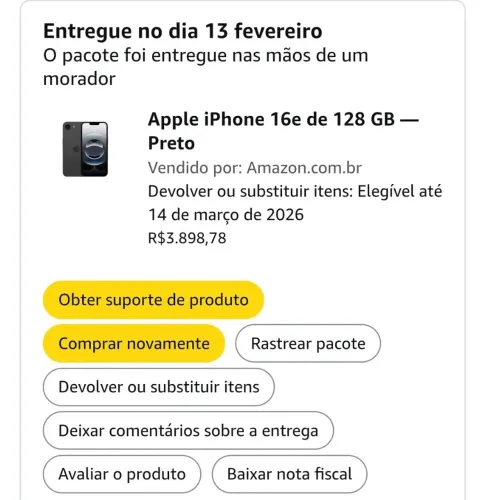 Iphone 16e 128gb preto