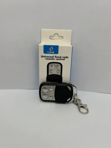 Controle para motor de portão de garagem LinX chaveiro cromado, venda em atacado