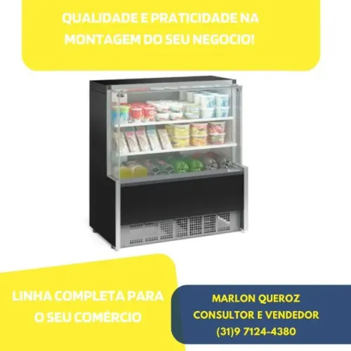 Balcão Refrigerado 2 Placas 1,10 Metros Gelopar