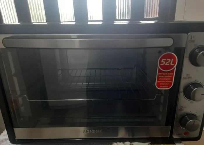 Forno Elétrico 52l Grand Family Ii, Mondial 1800w 220v Preto