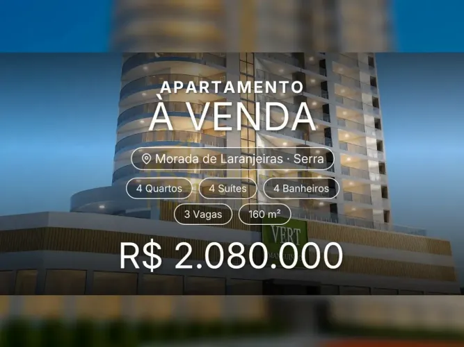 Venha Conhecer este Apartamento em Morada de Laranjeiras com Vista Mar