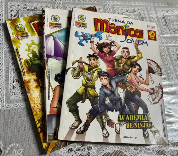 3 gibis - Turma da Mônica jovem (77,78 e 79)