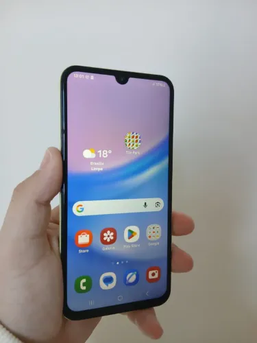 vendo celular j4+ 32gb azul
