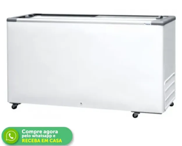 Freezer Horizontal Tampa de Vidro 503 Litros Fricon