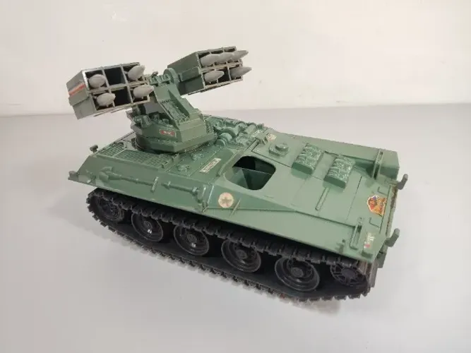 Tanque Lança Foguete Hasbro 1986 - Comandos Em Ação Gi Joe Cnm (Usado)