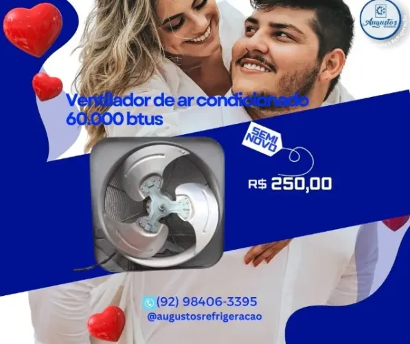Vendo ventilador de ar condicionado 60000 btus