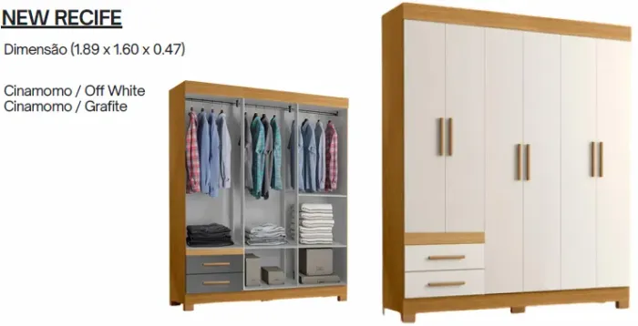 Guarda Roupa New Recife Novo