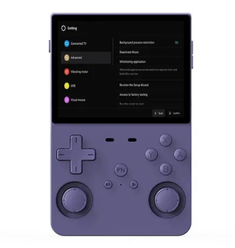 Console de Jogo Portátil L35 com Tela de 3,5 Polegada