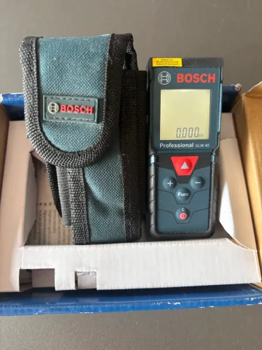 Trena Laser Bosch GLM 40 40m - Praticamente Nova!