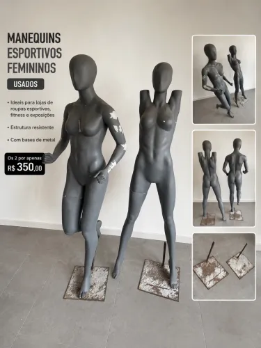 Manequim Esportivo Feminino ( PRA LEVAR LOGO)