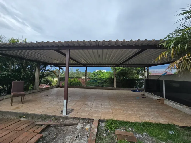Cobertura metalica em zinco 10mx7m