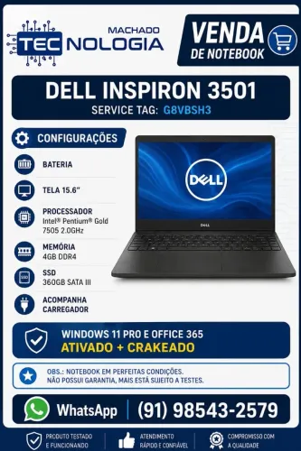 Notebook Dell Inspiron 3501