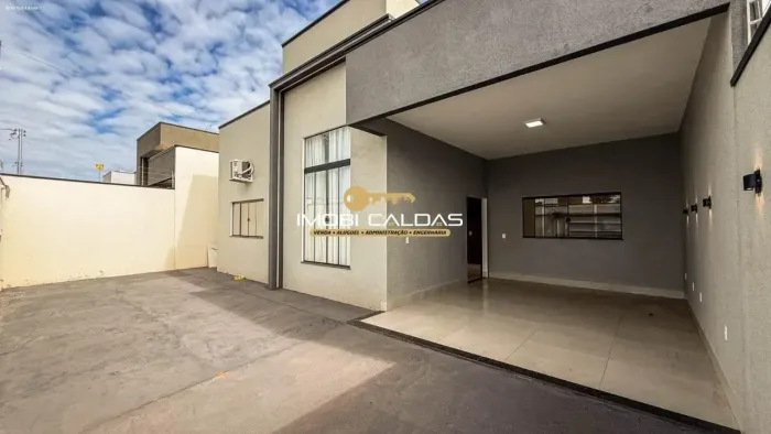 Casa moderna 3 quartos setor mansoes das aguas quentes Caldas Nivas