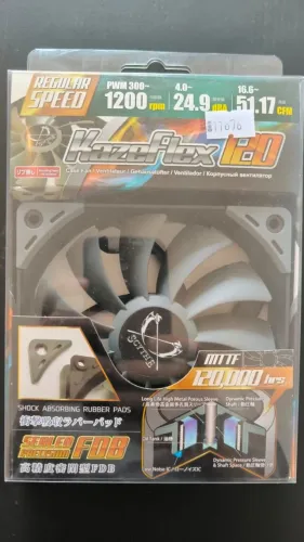 Cooler Fan Scythe Kaze Flex 120 PWM 120mm - Sem Uso