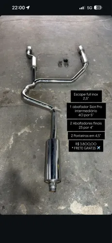 Escape Full Inox Duplo 