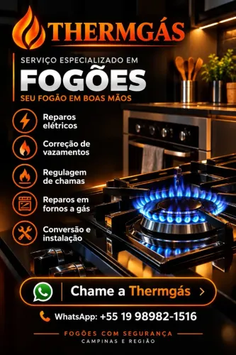 Reparos em fogões e aquecedores a gás,instalação de rede de gás e água t