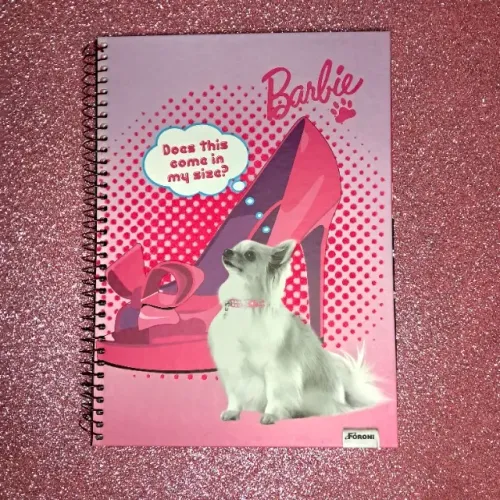 Caderno universitário Barbie 96 fls 