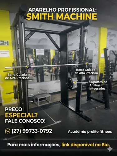 Agachamento Smith/academia 