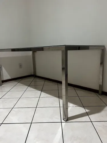 Mesa de jantar inox