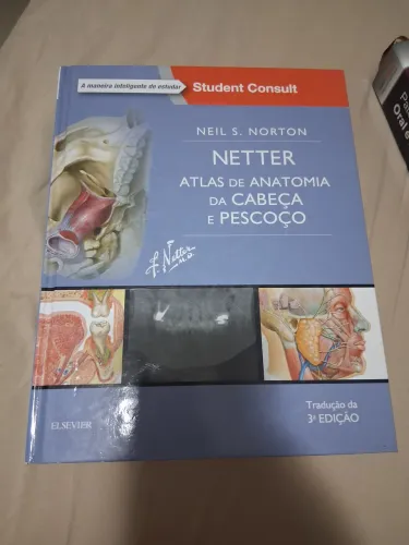 Netter - Atlas de Anatomia da Cabeça e Pescoço seminovo