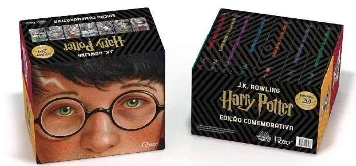 Box Comemorativo 20 Anos de Harry Potter - 7 Livros Capa Dura