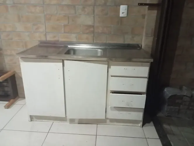 Balcão pia com cuba