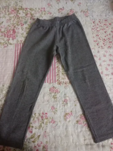 Calça infantil moletom cinza