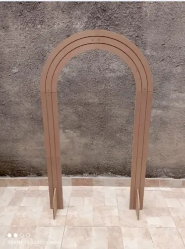 Arco, portal, painel, pórtico para bexiga, festa, evento, comemoração _ MDF desmontável