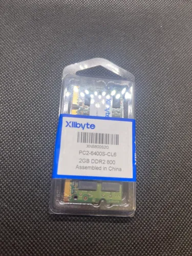Memória RAM Notebook DDR2 2GB 800MHz Xllbyte PC2-6400S (Nova/Lacrada)
